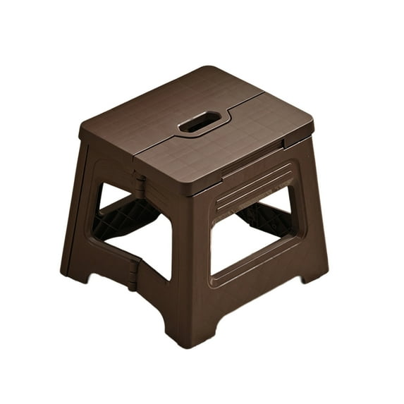 YIMWNYI Space Saving Folding Stool, Small Foldable Plastic Stool, Home & Office Folding Stool, Outdoor Portable Folding Stool, Heavy-Duty Folding Stool, Safe Round Corner Folding Stool