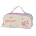 thumbnail image 1 of YIMWNYI Star Multi-Layer Pencil Case, Large Capacity Handheld Stationery Bag, Portable Pen Organizer Pouch, Sturdy Fabric Desk Storage Tote, Versatile Cosmetic Travel Kit, 1 of 8