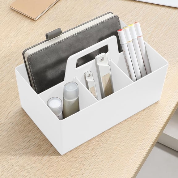 YIMWNYI Storage Basket, Stackable Cosmetic Organizer, Durable Plastic Makeup Storage, Multi-Purpose Desktop Storage Box, Perfect for Home and Office, Versatile Makeup and Jewelry Organizer