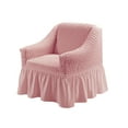 thumbnail image 1 of YIMWNYI Stretch Seersucker Wingback Chair Slipcover with Skirt, Universal Wing Chair Covers for Living Room, Soft Washable Polyester Furniture Protector, Waterproof and Easy to Care, 1 of 6
