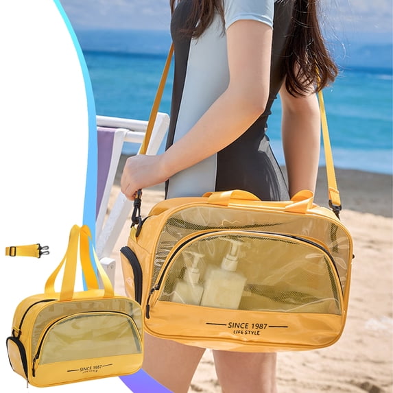YIMWNYI Swimming Bag Toiletry Bag Large Capacity Waterproof Storage Bag, Dry and Wet Separation Beach Bag, Fitness, Travel, Gym, Organizer Tote for Sports and Outdoor Activities