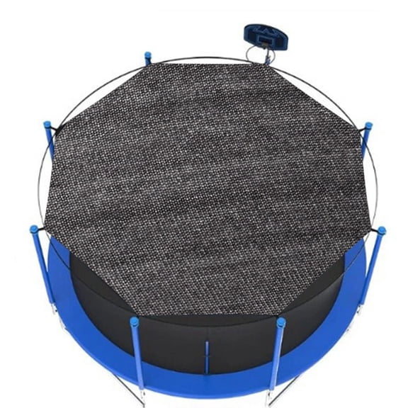 YIMWNYI Trampoline Sun Shade Cover, UV Protection, Outdoor Trampoline Accessories, Durable Tarp for Sunlight Shielding, Weather-Resistant Cover, Lightweight Storage Solution