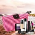 thumbnail image 1 of YIMWNYI Travel Toiletry Organizer Bag, Dumpling Cosmetic Bag, Foldable Makeup Pouch, Womens Makeup Organizer, Travel Essential with Multiple Compartments, Lightweight & Compact Design, 1 of 6