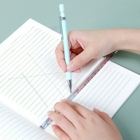 YIMWNYI Triangular Ruler, Transparent Plastic, Accurate Measurements, Versatile Uses, Ideal for Geometry and Drafting, Lightweight and Compact