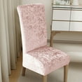 thumbnail image 1 of YIMWNYI Velvet Stretch Chair Cover, High Back Chair Protector, Elastic Dining Chair Cover, Dirtproof Furniture Slipcover, Luxury Home Hotel Decor, Stain Resistant Chair Wrap, 1 of 6