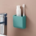 thumbnail image 1 of YIMWNYI Wall-mounted Remote Control Storage Box, Plastic TV Remote Holder, Small Organizer for Desktop, Key Holder Box, Mobile Phone Holder, Bedside Storage, Space-saving, 1 of 6