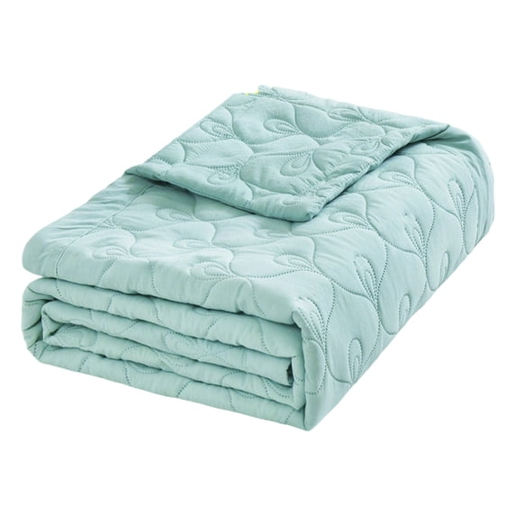 YIMWNYI Washable Cotton Air Conditioner Quilt, Summer Quilt, Soft and Breathable, Machine Washable, Cozy Bedding for Dormitories and Bedrooms