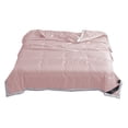 thumbnail image 1 of YIMWNYI Washable Silk Summer Quilt, Cooling Blanket, Breathable Soft Blanket for Hot Sleepers, Lightweight Air Conditioner Quilt, Machine Washable Summer Comfort Blanket, 1 of 8