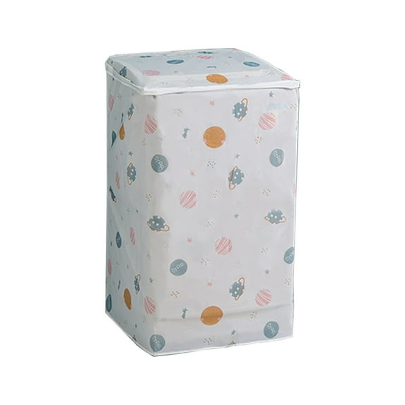 YIMWNYI Washing Machine Dust Cover, Waterproof & Dustproof Home Appliance Cover, Zippered Towel Cover for Washer, Soft and Hygienic, Protects from Dirt & Water, Multicolor, Easy to Clean