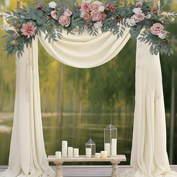 YIMWNYI Wedding Simulation Flower Eucalyptuses Rattan Decoration, Multicolor Floral Arrangement for Parties, Versatile Hanging Decor for Celebrations, Ideal for Weddings and Thanksgiving