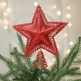 thumbnail image 1 of YIMWNYI Xmas Topper Christmas Tree Topper, Holiday Tree Decor, 5 Point Star Decoration, Indoor Outdoor Use, Metal Christmas Ornament, Festive Home Decor, 1 of 6