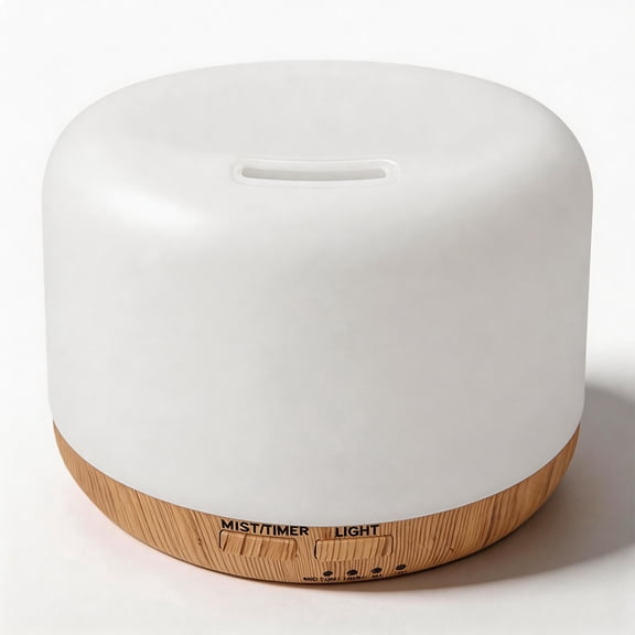 YINBAOGE Essential Oil Diffuser,Ultrasonic Cool Mist Humidifier with 2 Mist Modes,7 Color LED Light,2H/4H Timer, Quiet Aroma Diffuser for Bedroom, Home, Office, Auto Shut-Off