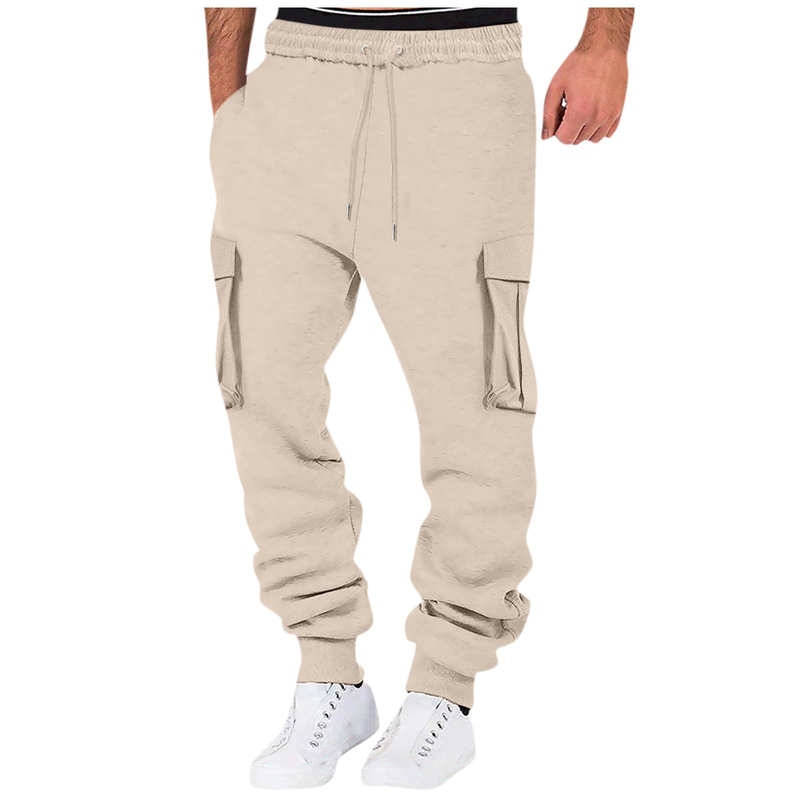 YINECHENCER 2024 Mens Gym Pants Pants For Men Black Cargo Pants For Men