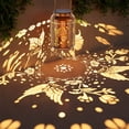 thumbnail image 1 of Yinghao Outdoor Solar Lanterns Hanging Waterproof Garden Hummingbird Light Decorative Gifts for Women Mom, Metal Durable Materials for Outside Garden, 1 of 8