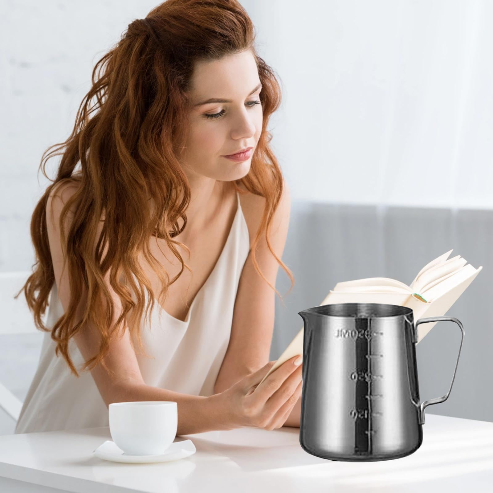 YINGSINK Stovetop Espresso Maker Jug Pouring Pitcher Cappuccino Milk ...