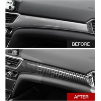 YINGTUU for Honda Accord 10th Gen 2018 2019 2020 2021 2022 Accessories Car Interior Stickers Dashboard Center Console Decals Air A/C Outlet Vent Trim Carbon Fiber Pattern