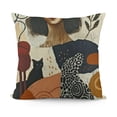 thumbnail image 1 of YINGXI  Abstract Art Mid Century Modern Throw Pillow Covers Colorful Boho Aesthetic Floral Geometric Minimalist Pillow Covers for Couch Outdoor Decor 20x20in, 1 of 5