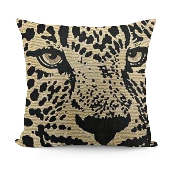 YINGXI Animal Skin Throw Pillow Cover Animal Pillow CaseDecorative Cotton Linen Square Cushion for Home Couch Bed 12x12in