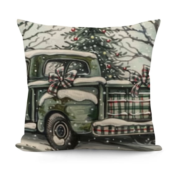 YINGXI AnyDesign Christmas Throw Pillow Covers Sage Pillow Case Decorative Cushion Case for Home Office Room Couch Sofa 20x20in