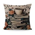 thumbnail image 1 of YINGXI Booktrovert Definition Throw Pillow Covers Book Lover Gifts Pillowcase Reading Pillow Covers 18x18in, 1 of 5