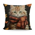 thumbnail image 1 of YINGXI Cat Pillow Covers Fall Decor Autumn Thanksgiving Outdoor Throw Pillowcase Sofa Couch Decorative Cushion Case 20x20in, 1 of 5