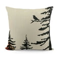 thumbnail image 1 of YINGXI Christmas Chirstmas Tree Decorations Winter Holiday Pillow Case Decor for Home Sofa Couch 8 12x12in, 1 of 5