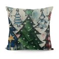 thumbnail image 1 of YINGXI Christmas Pillow Covers, Rustic Decorative Cases Sofa 24x24in, 1 of 5