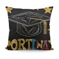 thumbnail image 1 of YINGXI Class Grad Cap Throw Pillow Cover 22x22in, 1 of 5