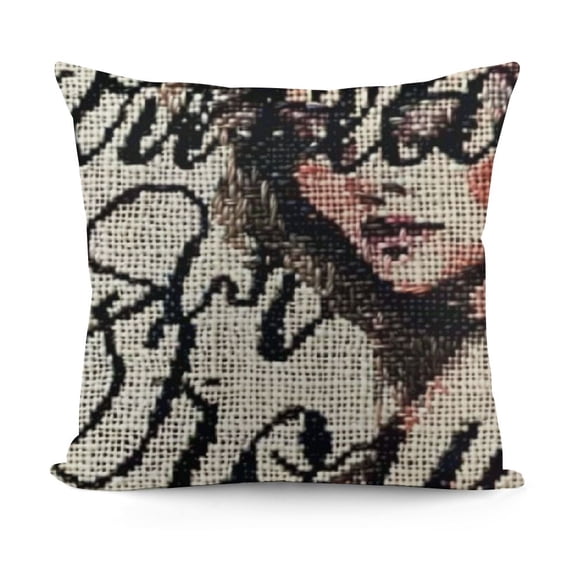 YINGXI Classical Saying Throw Pillow Covers Flower Arrow Decorative Bible Verse She Is Clothed In Strength & Dignity 18x18in