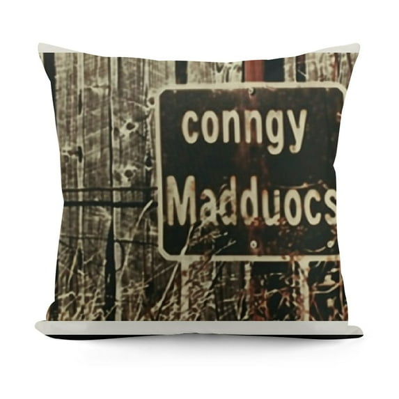 YINGXI Cotton Linen Throw Pillow Covers Cushion Cover Vintage Wood Dog Rules Chase After Your Dreams Dig Life Pillowcase Decorative Sofa Bedroom 18x18in