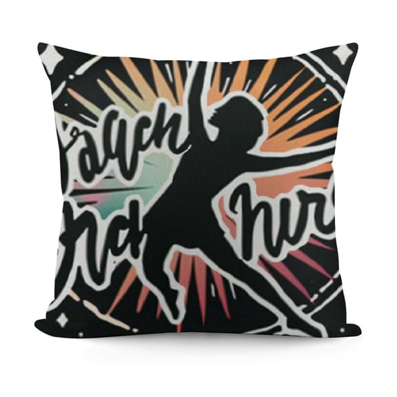 YINGXI Dance Teacher Gifts Pillow Covers, Dance Teacher Gifts Throw Pillow Covers, Dance Teacher Gifts for Women Men, Dance Teacher Gifts for Christmas, Teacher Appreciation Gifts 12x12in