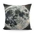thumbnail image 1 of YINGXI  Decor Throw Pillow Case Full Moon Bright with Stars in Black Universe Cushion Covers for Women Men for Couch Bedroom Living 20x20in, 1 of 5