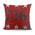 thumbnail image 1 of YINGXI Decorations Star and Stripe Faith Family Freedom Throw Pillowcases Decor 22x22in, 1 of 6