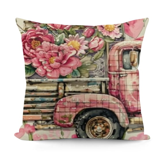 YINGXI Decorative , Carnation Flower , Home Decoration for Sofa Couch 18x18in