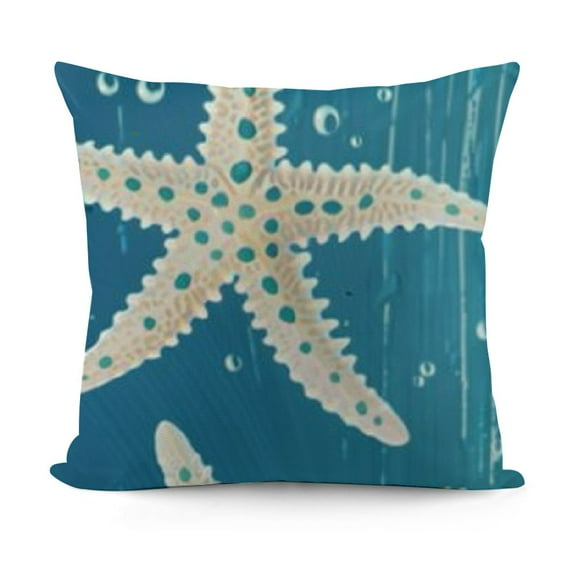 YINGXI Decorative Throw Pillow , Blue Pillow, 12x12in