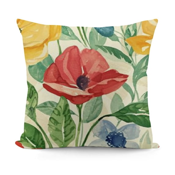 YINGXI Decorative Throw Pillow Covers, Bless Our Home Sweet Home Pillowcase Bloom Sofa Couch Cushion Case Home Decor 22x22in