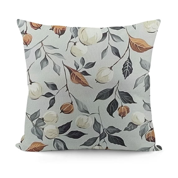 YINGXI Fall Pillow Covers Pumpkin and Maple Leaf Fall Decor Pillowcase Linen Autumn Thanksgiving Decorative Outdoor Throw Pillow Covers Warm Tones Farmhouse Cushion Case for Couch Home 24x24in