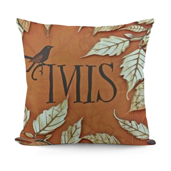 YINGXI Fall Pillow CoversHello Pumpkin Thanksgiving Decorations Pillow Cushion Cases for Home Party Sofa Couch (Beige) 18x18in