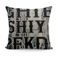 thumbnail image 1 of YINGXI  Funny Quote Decorative Throw Pillow Case Fresh Out of f CKS Funny Decoration Cushion Cover Home Decor for Sofa Couch 24x24in, 1 of 5