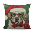 thumbnail image 1 of YINGXI Gifts, Christmas Pillow Covers, Christmas Decor, Gifts, Dog Merry Christmas Decorative Throw Pillow Covers 22x22in, 1 of 5
