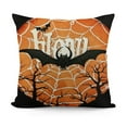 thumbnail image 1 of YINGXI Halloween Decor Pillow Covers Happy Halloween Decorations Farmhouse Saying Outdoor Fall Pillows Decorative Throw Pillow Cushion Case 18x18in, 1 of 5