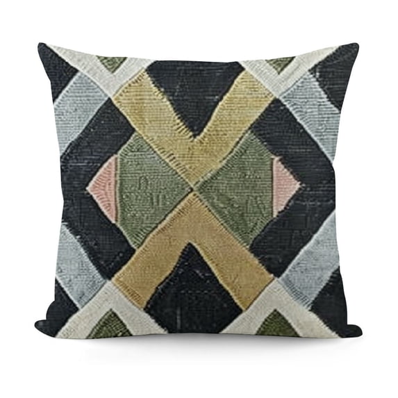 YINGXI Home Sofa Decorative Throw Pillow Cover Modern Geometric Square Cushion Covers Outdoor Balcony Pillows Case for Sofa Living Room 12x12in