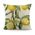 thumbnail image 1 of YINGXI  Home Sweet Home Lemon Summer Throw Pillow Covers,Stripes Bow Summer Spring Decoration Cushion Case for Sofa Couch Home Decor 24x24in, 1 of 5