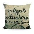 thumbnail image 1 of YINGXI  I Am Not a Morning Person Funny Décor Home Decorative Throw Pillow Case Cushion Cover with Words for Sofa Couch, Black 22x22in, 1 of 5