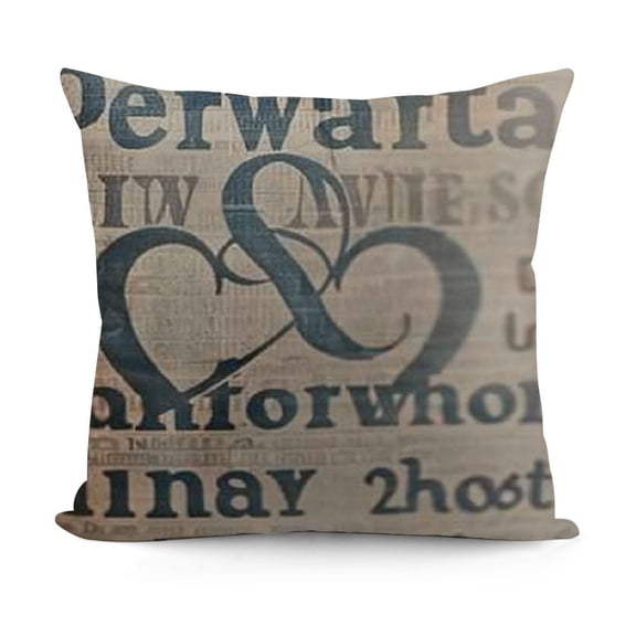 YINGXI  Inspirational Quotes Cotton Linen Throw Pillow Case Cushion Cover Warm and Healing Lettering Pillow Sham Home Sofa Decor Pillowcase  12x12in