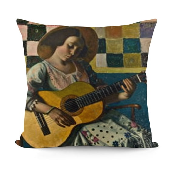 YINGXI Johannes Vermeer Throw Outdoor Square Decorative Cushion Covers 20x20in