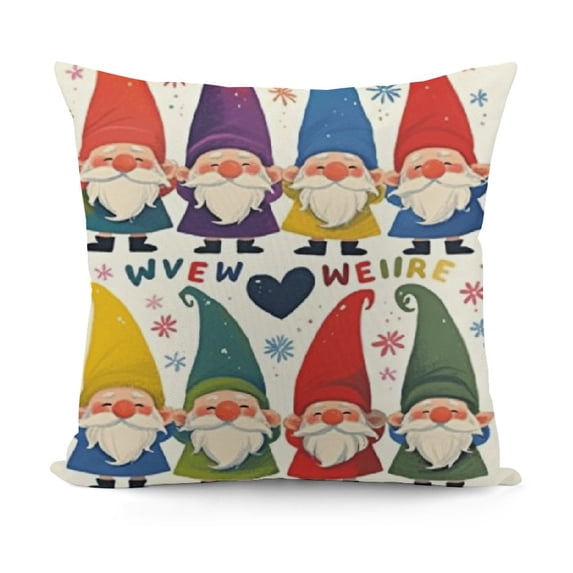YINGXI LGBTQ Throw Pillow Cover, Party for Sofa Couch 22x22in