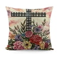thumbnail image 1 of YINGXI Modern Pillow Covers White Black Throw Pillow Case Decorative Pillow Case Cushion Cover for Home, 22x22in, 1 of 5