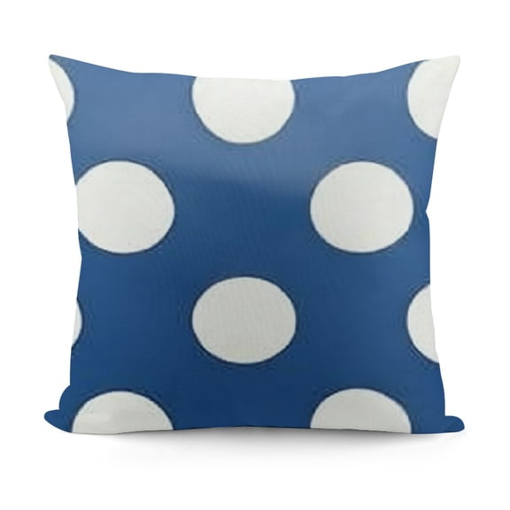 YINGXI Navy Blue Throw Pillow Covers Polka Dot Pillow Cases Blue and White Decorative Cushion Covers for Sofa Couch 12x12in