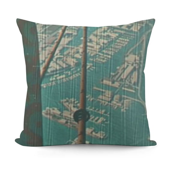 YINGXI Ocean Throw Pillow Covers Nautical Beach Series and Wooden , , , Decorative Pillow Case for Home Sofa Couch 12x12in